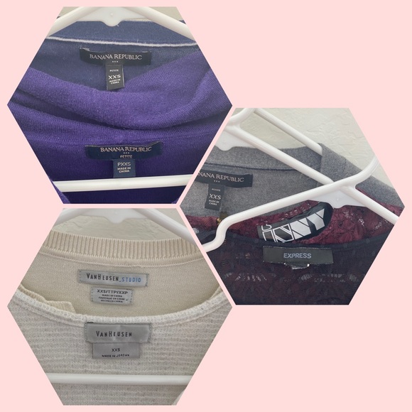 7 pack of Petite XXS cardigans, shirts & sweaters! - Picture 2 of 8